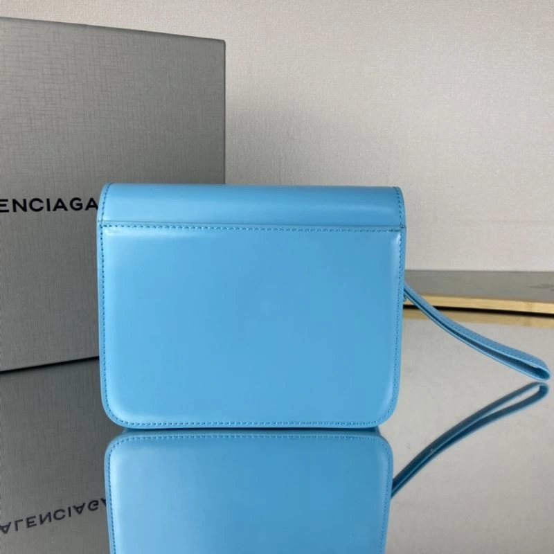 Balenciaga Sky Blue Tofu Bag with Big B Hardware Premium 78329