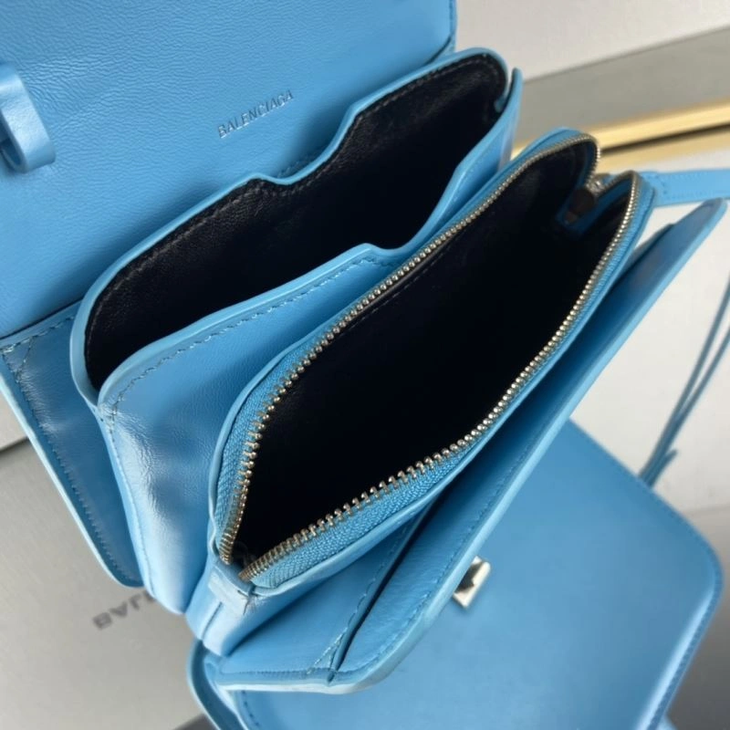 Balenciaga Sky Blue Tofu Bag with Big B Hardware Premium 78329