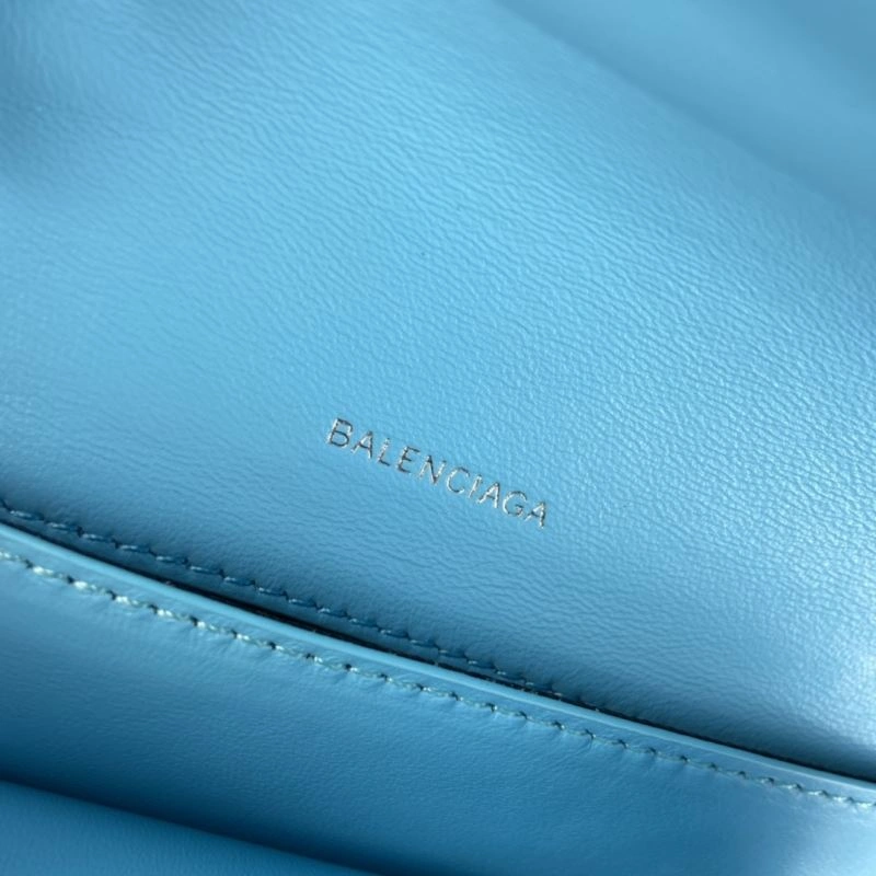 Balenciaga Sky Blue Tofu Bag with Big B Hardware Premium 78329