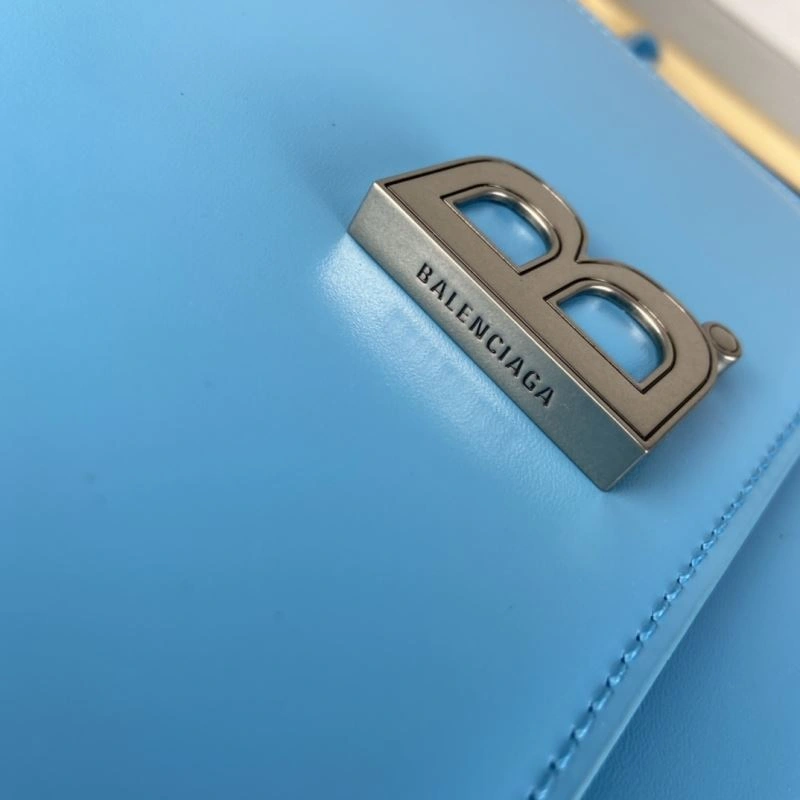 Balenciaga Sky Blue Tofu Bag with Big B Hardware Premium 78329