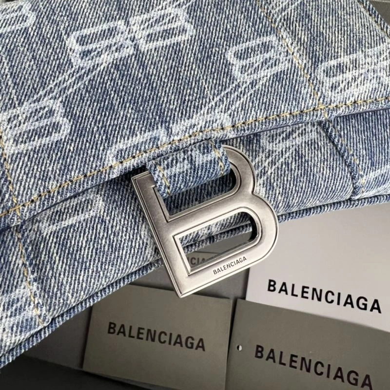 Balenciaga Small Denim Hourglass Bag -  Arc Design Bold 78681