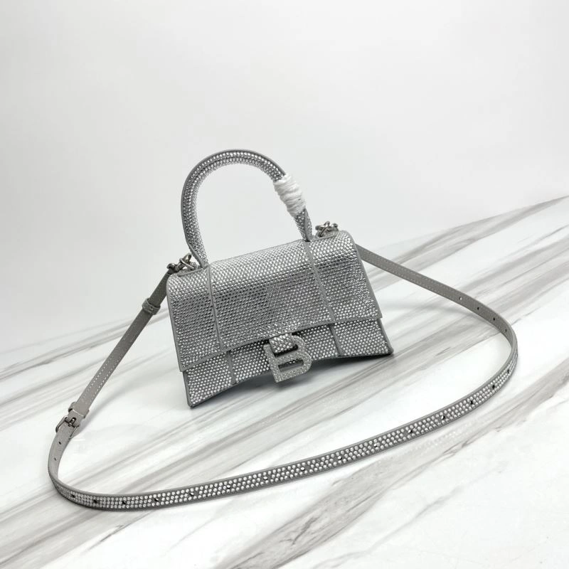 ComfortFit Balenciaga Small Hourglass Bag - Curved Cowhide Design 78741