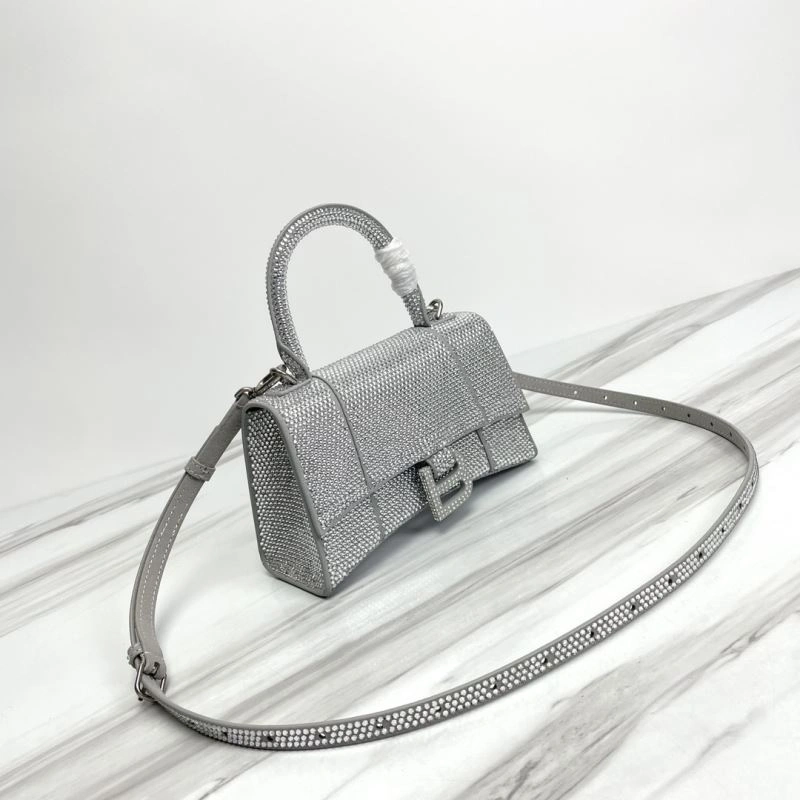 ComfortFit Balenciaga Small Hourglass Bag - Curved Cowhide Design 78741