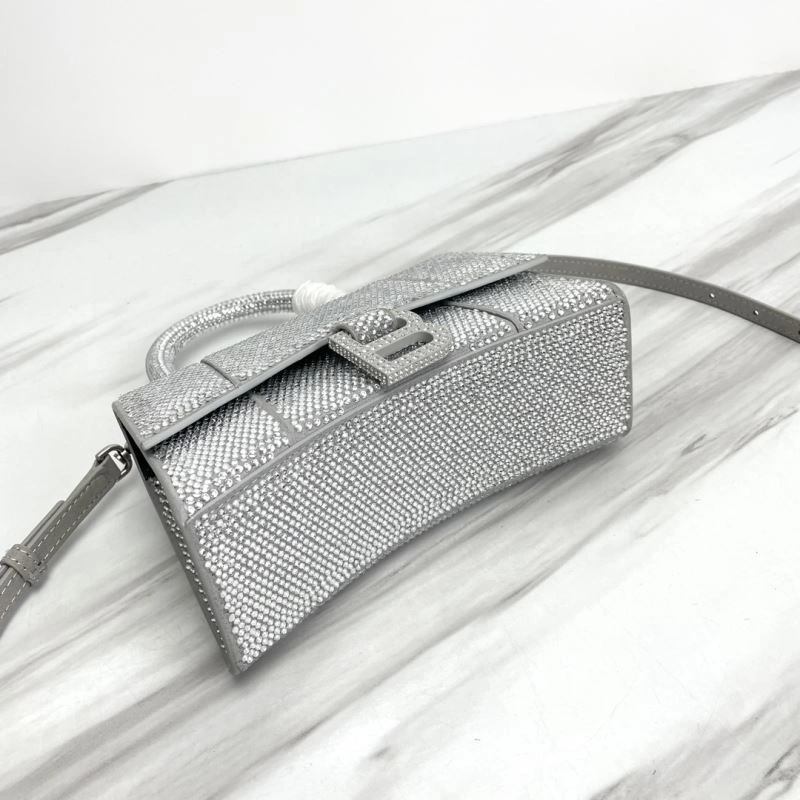 ComfortFit Balenciaga Small Hourglass Bag - Curved Cowhide Design 78741