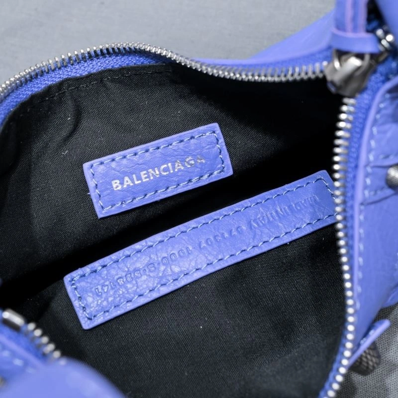 Bright Balenciaga Small Purple Crescent Bag - 26cm 72742