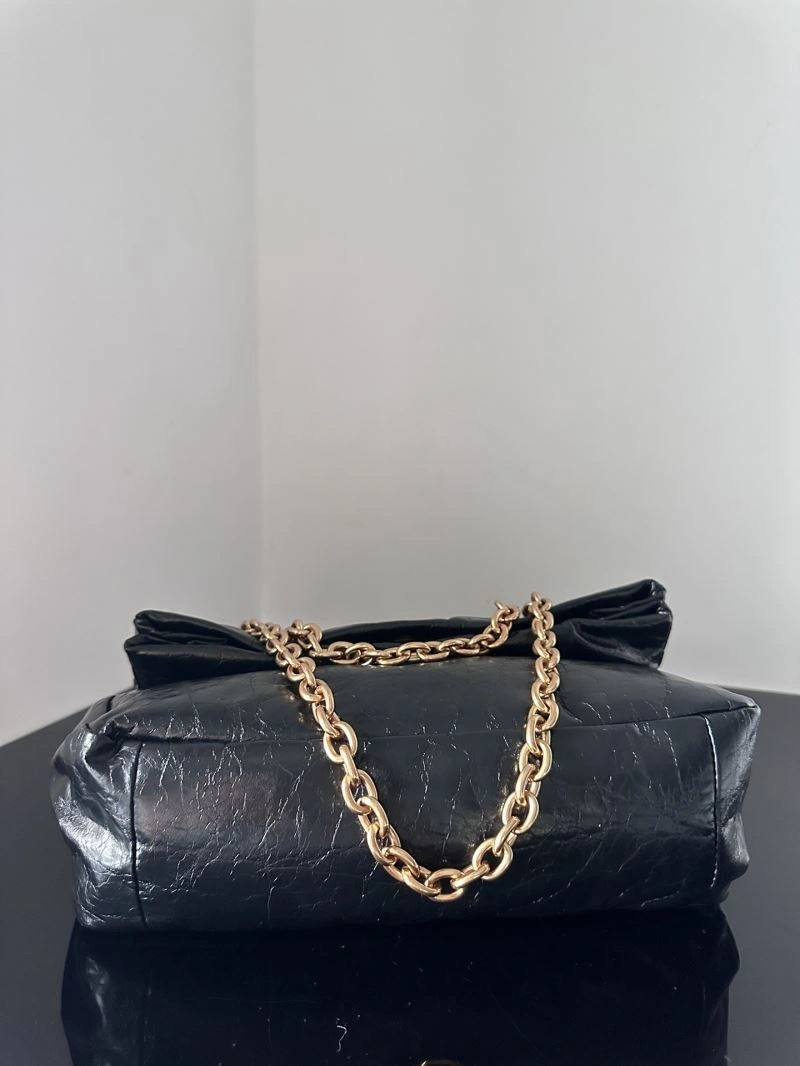 Balenciaga  Monaco Black Gold Oil Wax Bag Collection Thermal 69941