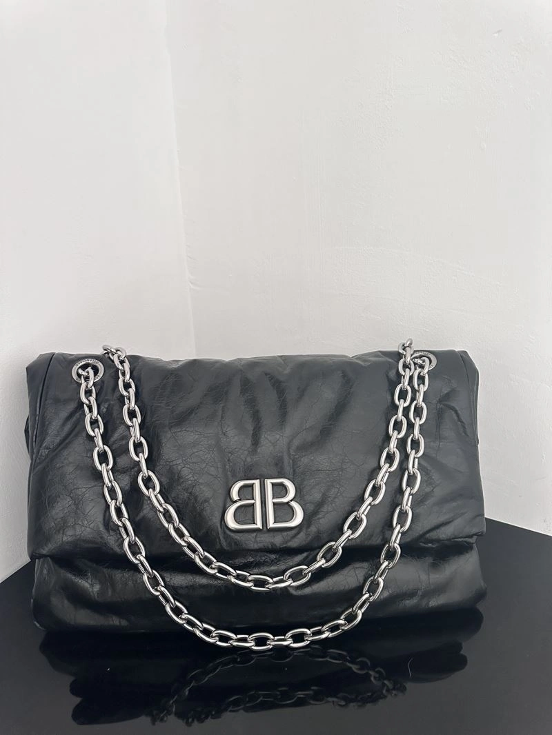 Thermal Balenciaga  Monaco K Silver Large Calfskin Bag 69954