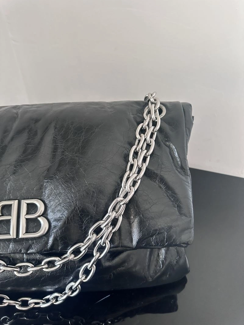 Thermal Balenciaga  Monaco K Silver Large Calfskin Bag 69954