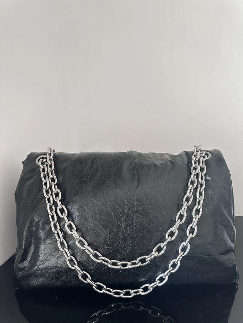 Thermal Balenciaga  Monaco K Silver Large Calfskin Bag 69954