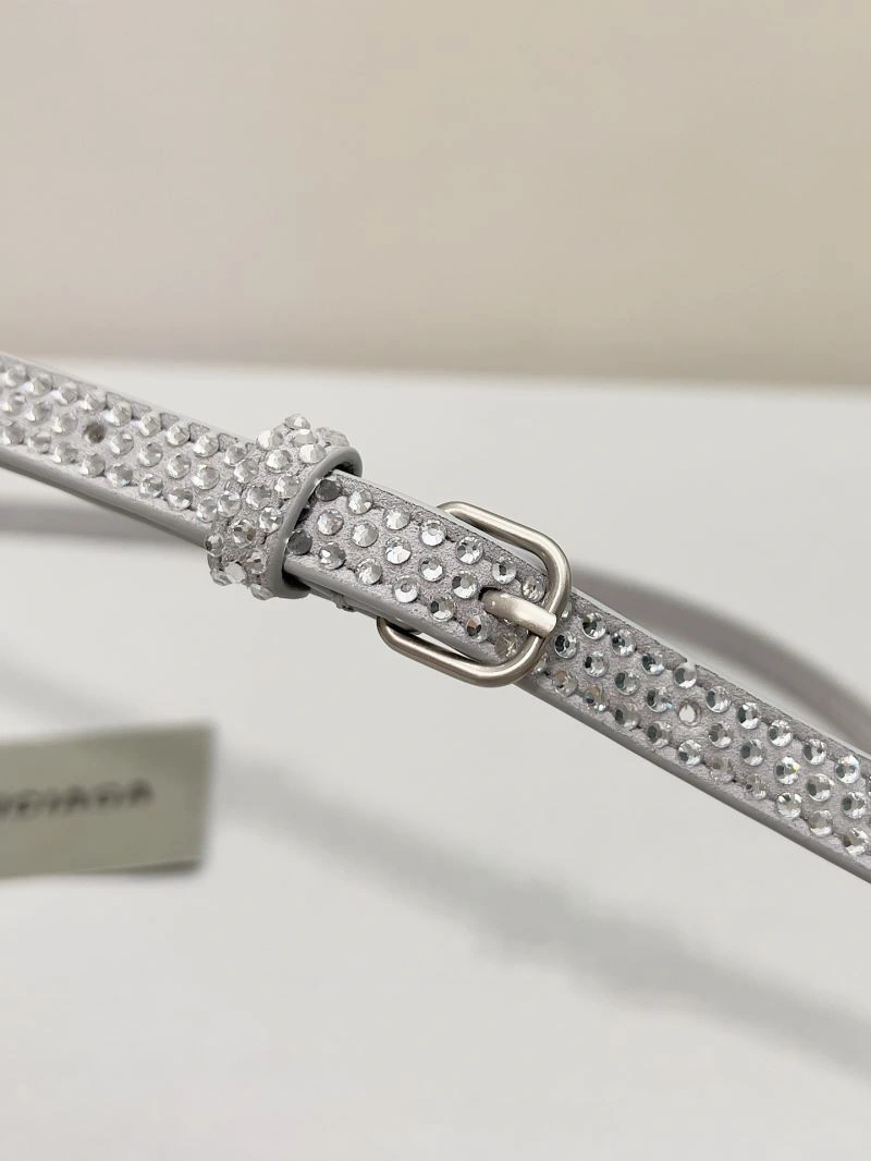 Balenciaga Sparkling Diamond-Encrusted Hourglass Handbag OdorResistant 66946