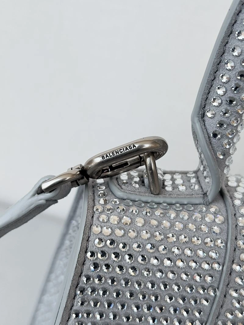 Compact Balenciaga Sparkling Diamond Hourglass Bag - Shimmering Elegance 66956