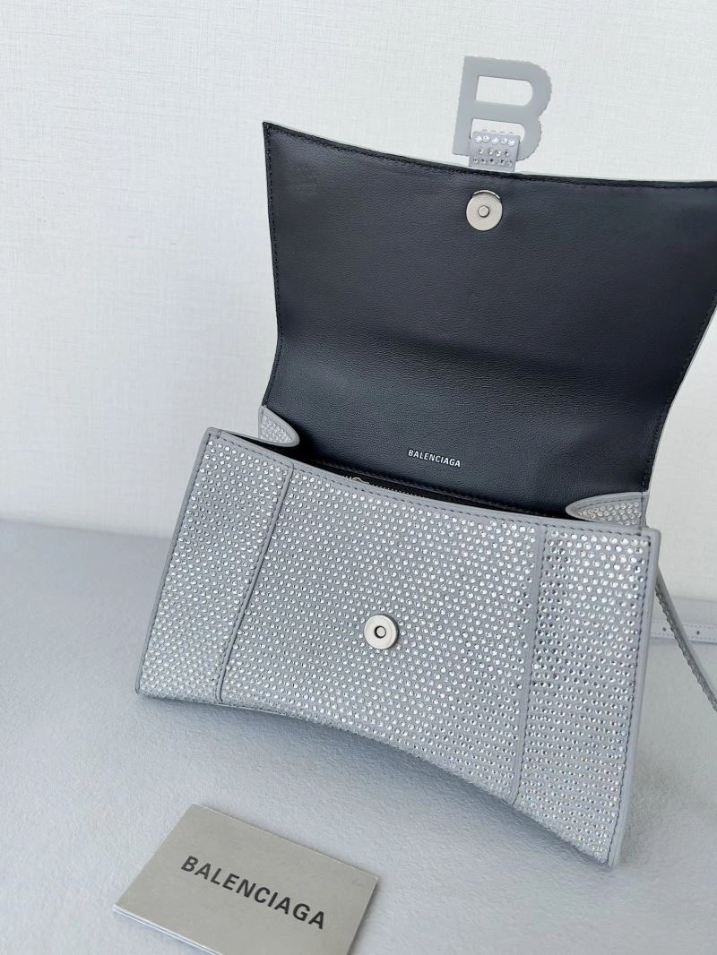 Compact Balenciaga Sparkling Diamond Hourglass Bag - Shimmering Elegance 66956