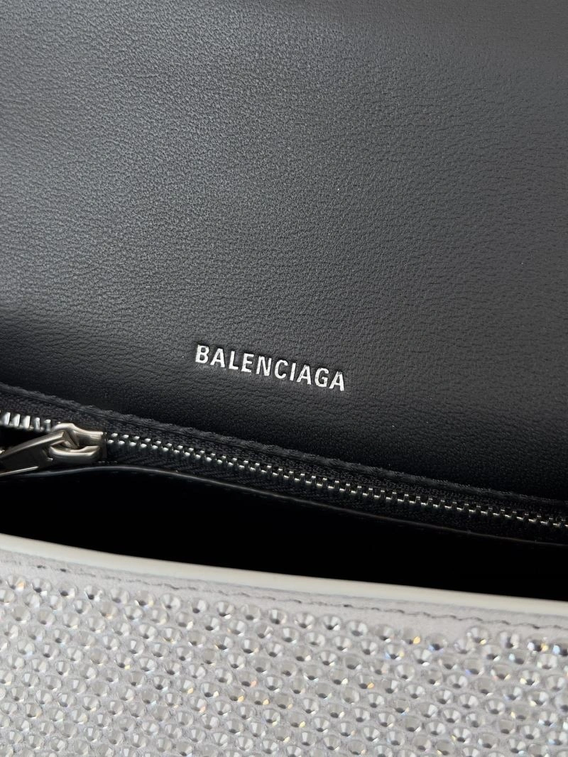 Compact Balenciaga Sparkling Diamond Hourglass Bag - Shimmering Elegance 66956