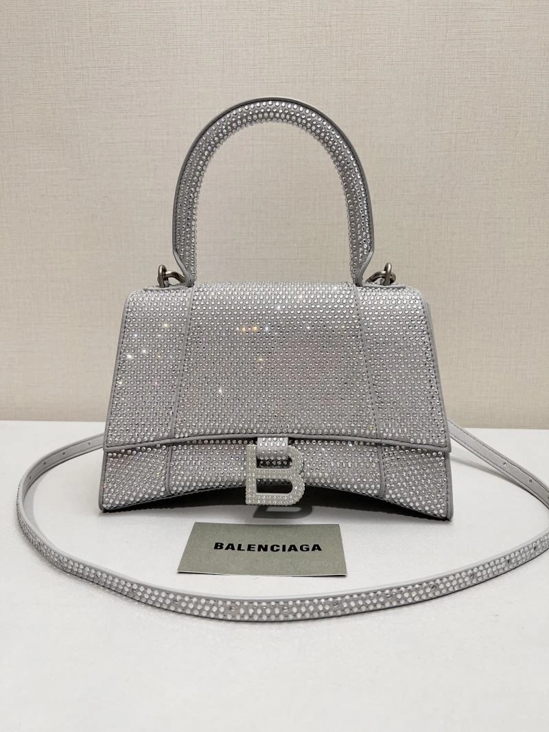 Efficient Balenciaga Sparkling Hourglass Diamond Bag - Dazzling Elegance 66992