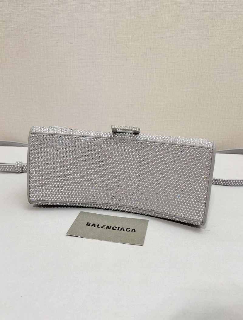 Efficient Balenciaga Sparkling Hourglass Diamond Bag - Dazzling Elegance 66992