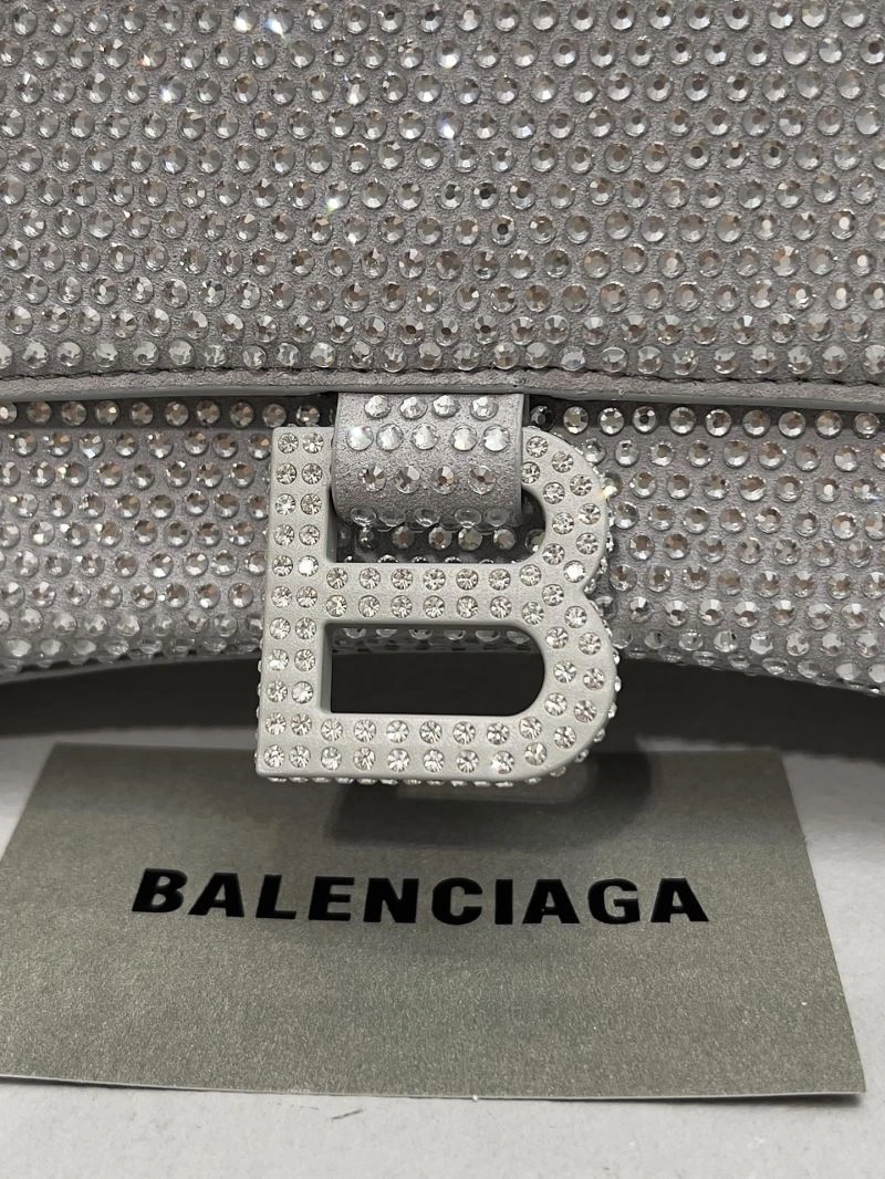 Efficient Balenciaga Sparkling Hourglass Diamond Bag - Dazzling Elegance 66992
