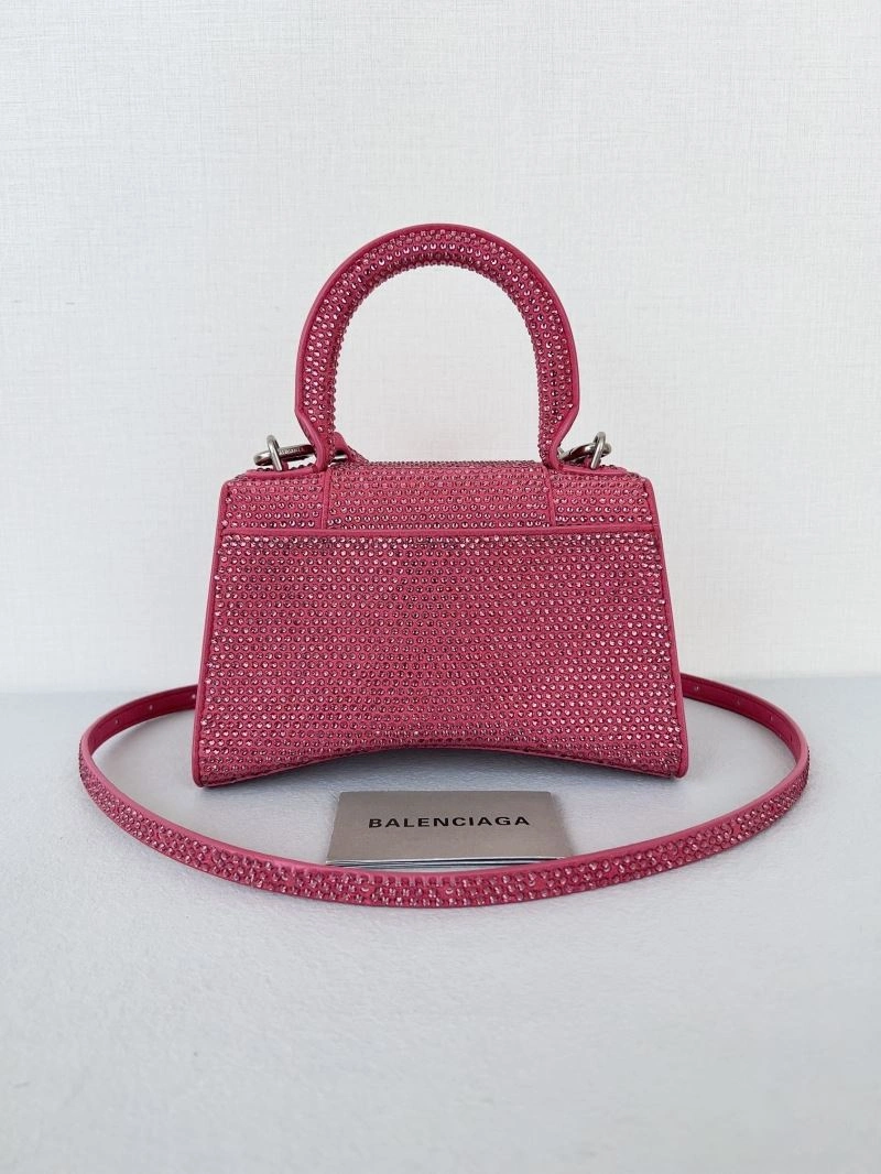 Unique Balenciaga Sparkling Hourglass Diamond Bag - Ultimate Glamour Accessory 66970