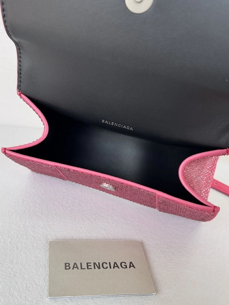 Unique Balenciaga Sparkling Hourglass Diamond Bag - Ultimate Glamour Accessory 66970