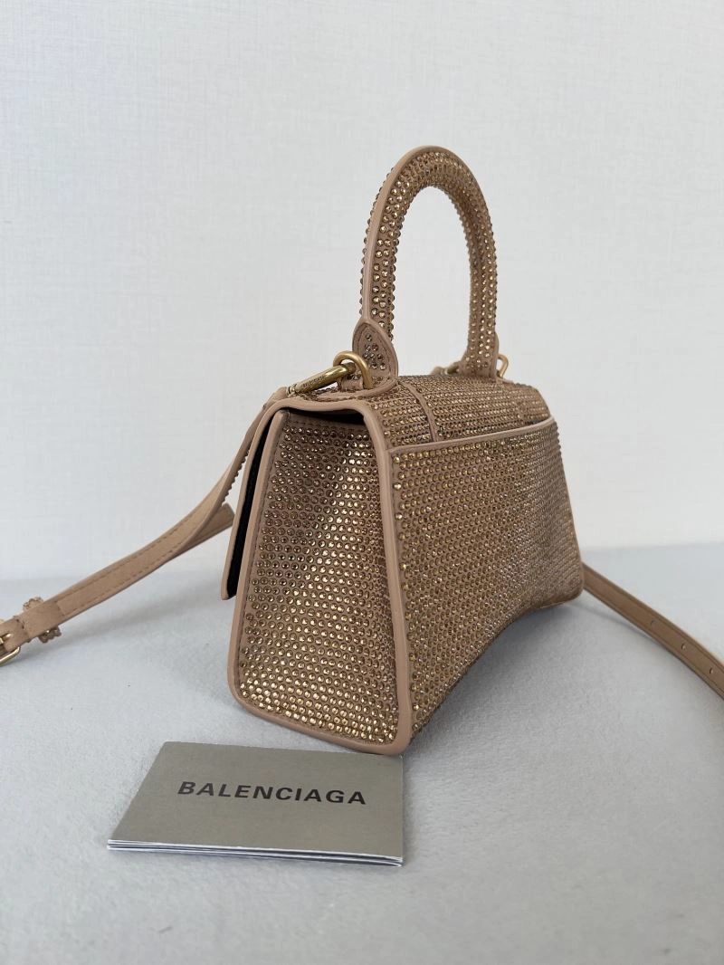 UrbanStyle Balenciaga Sparkling Hourglass Diamond Clutch - Dazzling Elegance 66936