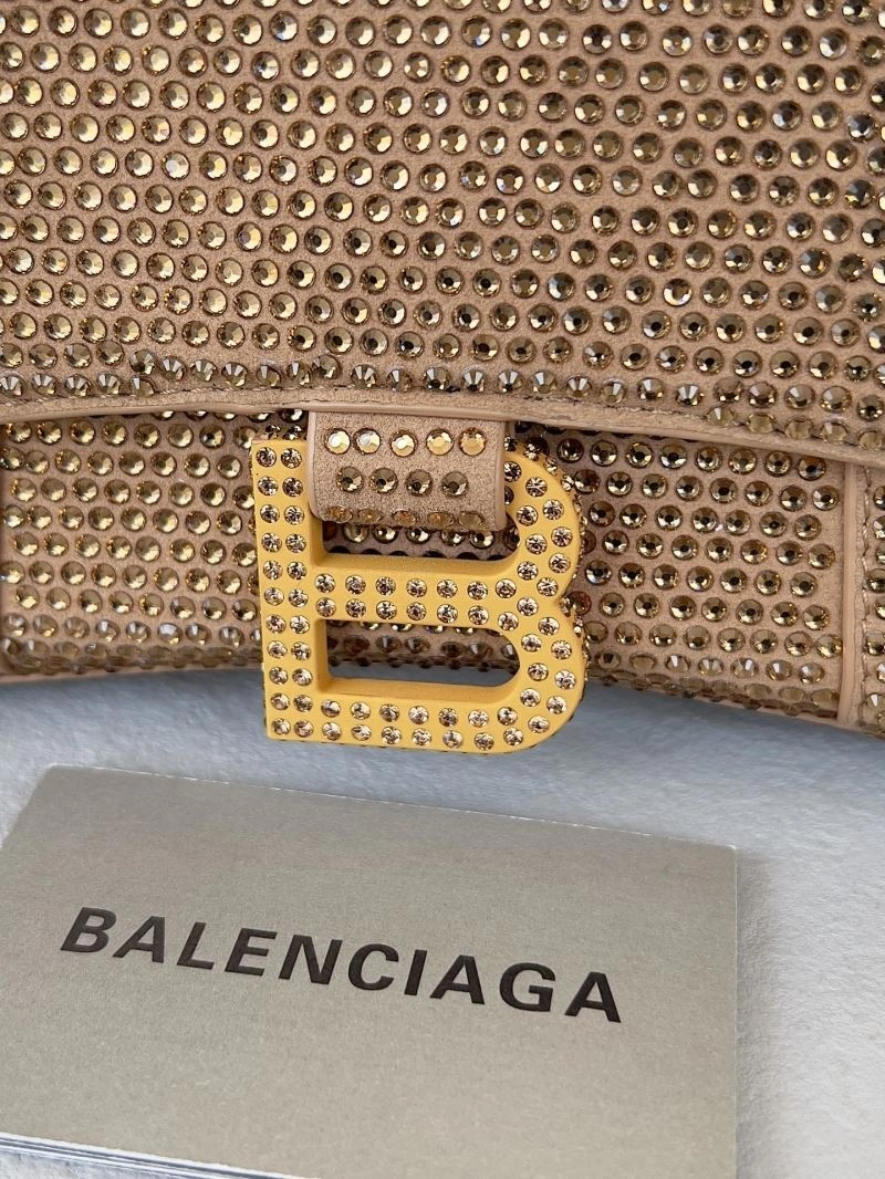 UrbanStyle Balenciaga Sparkling Hourglass Diamond Clutch - Dazzling Elegance 66936