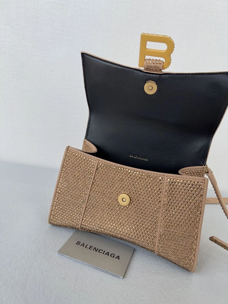 UrbanStyle Balenciaga Sparkling Hourglass Diamond Clutch - Dazzling Elegance 66936