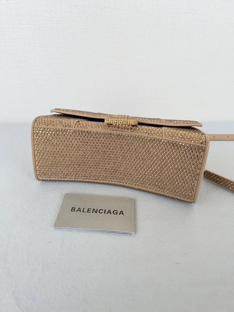 UrbanStyle Balenciaga Sparkling Hourglass Diamond Clutch - Dazzling Elegance 66936