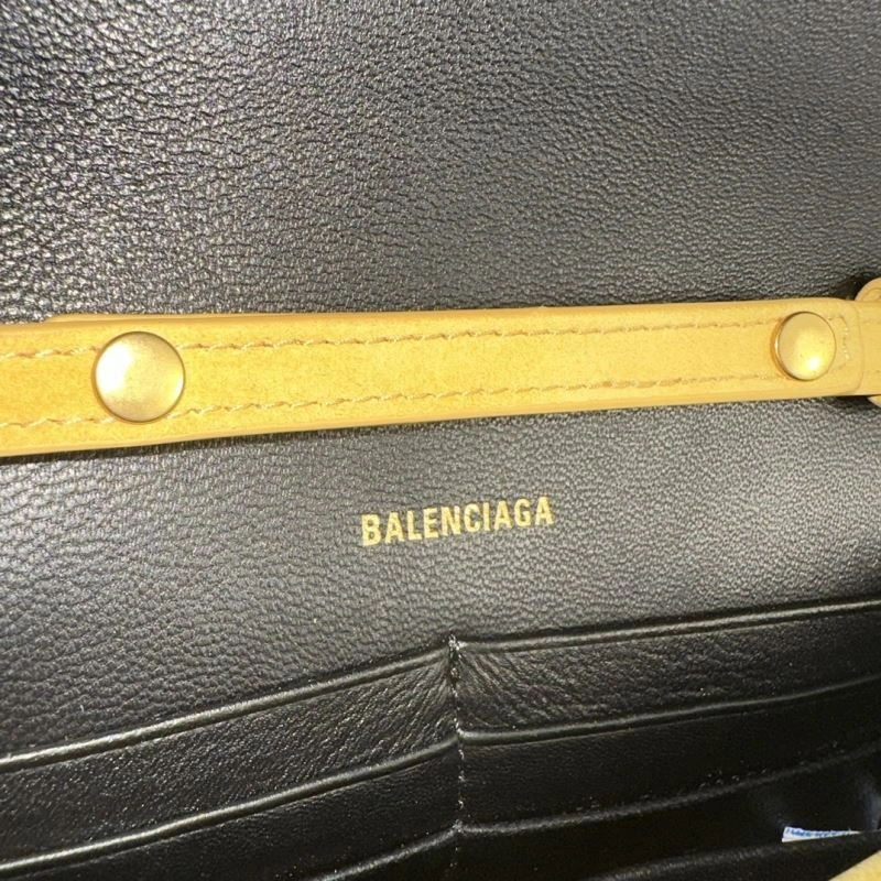 Packable Balenciaga Sparkling Rhinestone Hourglass Chain Bag - Limited Edition 75302