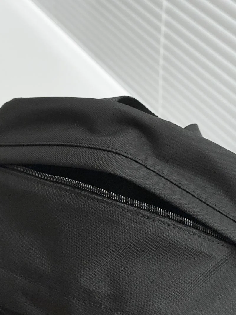 Balenciaga Sponsor Black Nylon Art Print Backpack OnTrend 38327