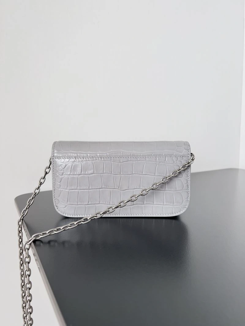 Balenciaga Spring 2022 Gossip Crossbody Bag with Double B Logo SmoothTexture 78617
