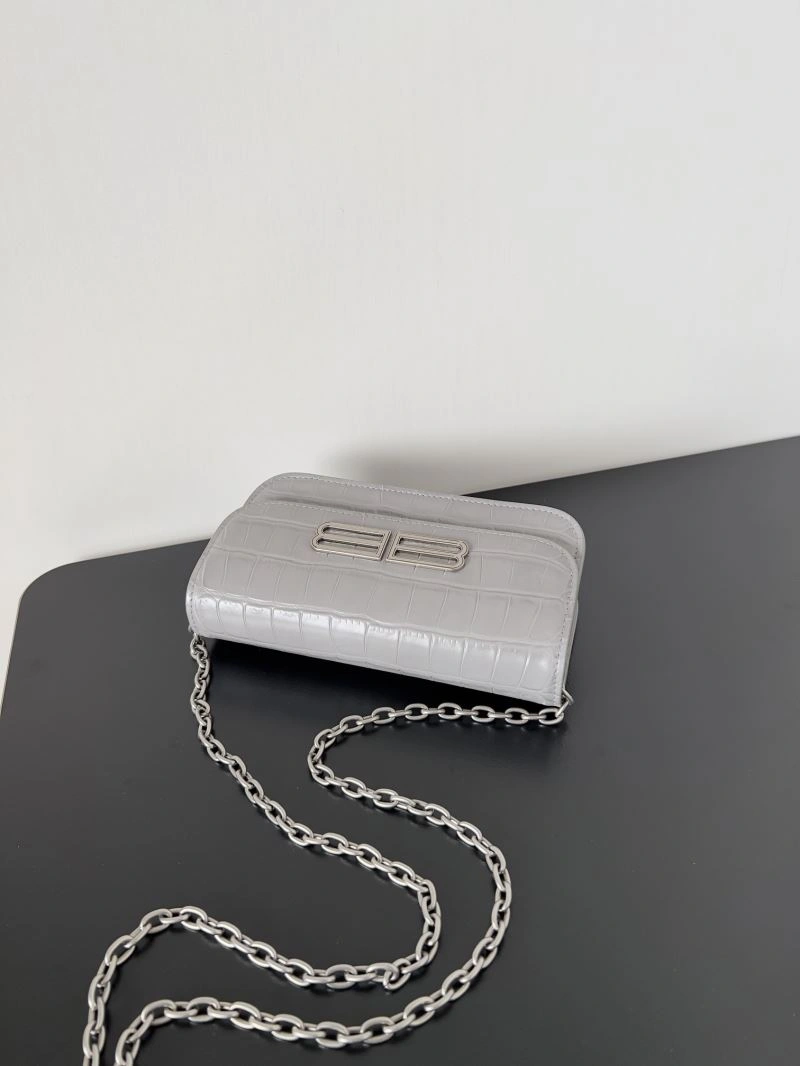 Balenciaga Spring 2022 Gossip Crossbody Bag with Double B Logo SmoothTexture 78617