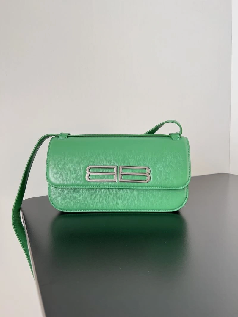 Balenciaga Spring 2022 Gossip Embossed Leather Shoulder Bag SoftTouch 78597