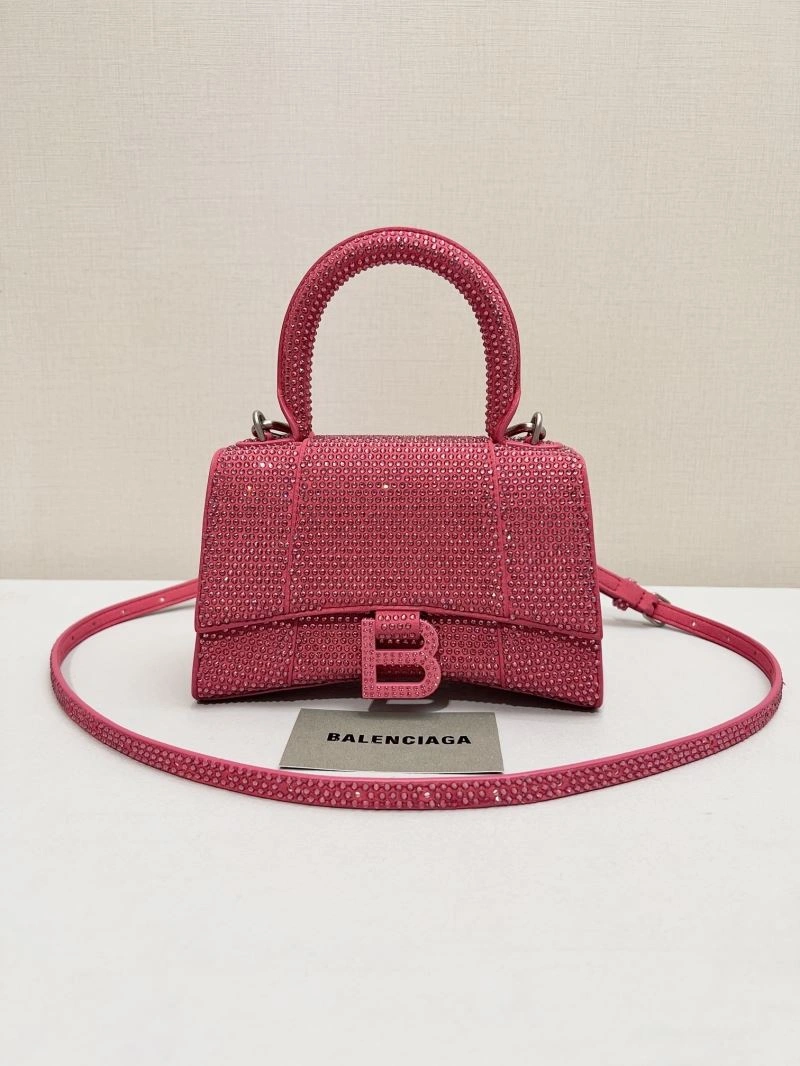 Balenciaga Starlit Hourglass Diamond Clutch Bag - Dazzling Elegance EasyMatch 66944