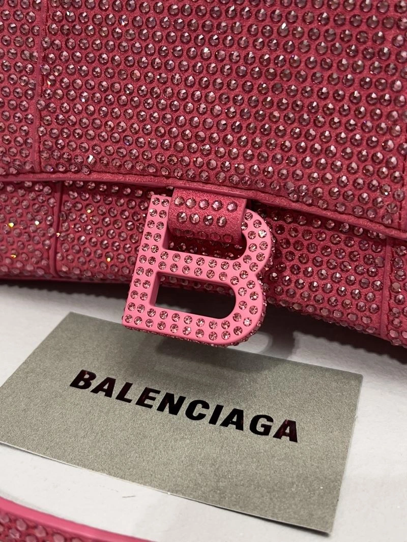 Balenciaga Starlit Hourglass Diamond Clutch Bag - Dazzling Elegance EasyMatch 66944