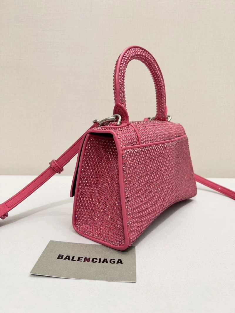 Balenciaga Starlit Hourglass Diamond Clutch Bag - Dazzling Elegance EasyMatch 66944