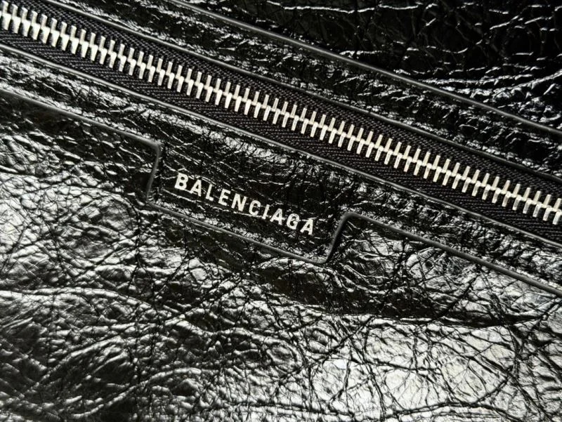 Balenciaga Superbusy Vintage Lambskin Motorcycle Tote Bag Tailored 38292