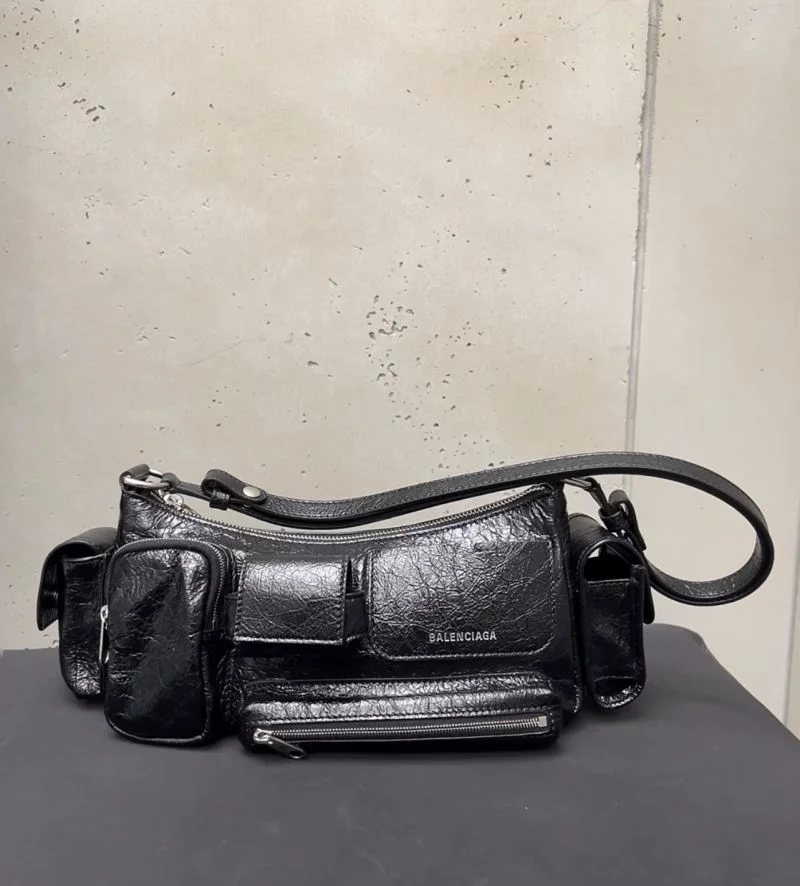 Balenciaga Superbusy Vintage Lambskin Shoulder Bag FastDry 38288