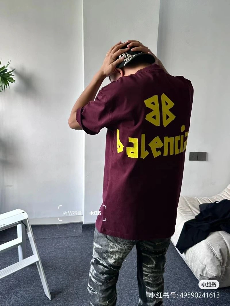 Balenciaga T-Shirts SmoothTexture 98574