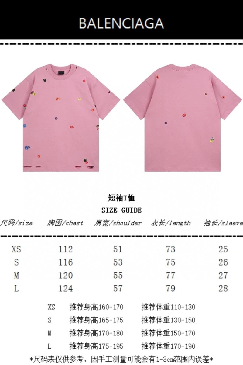 Balenciaga T-Shirts Minimalist 98020
