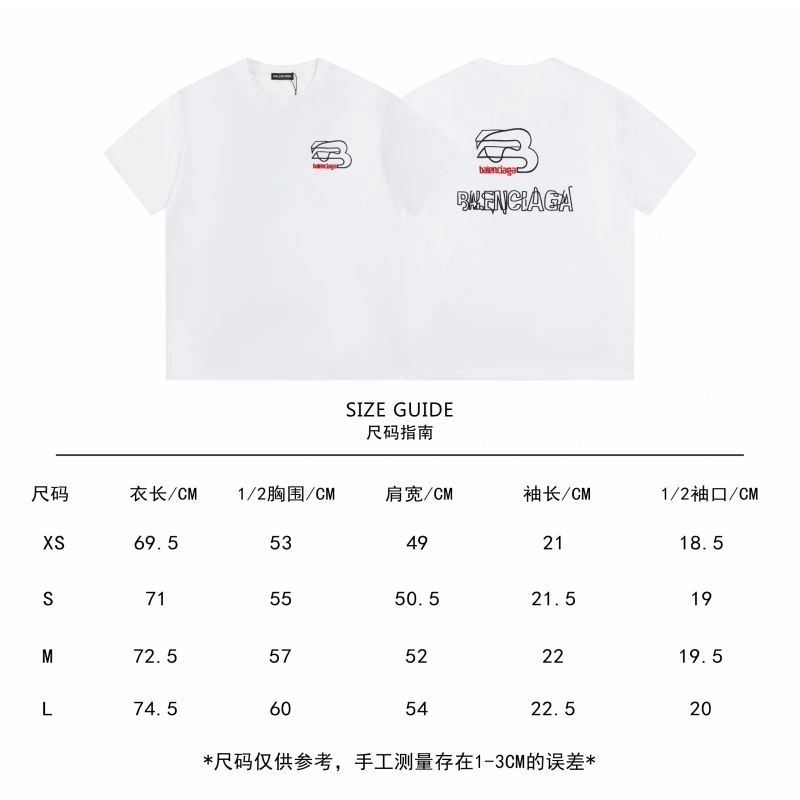 Balenciaga T-Shirts Durable 97567