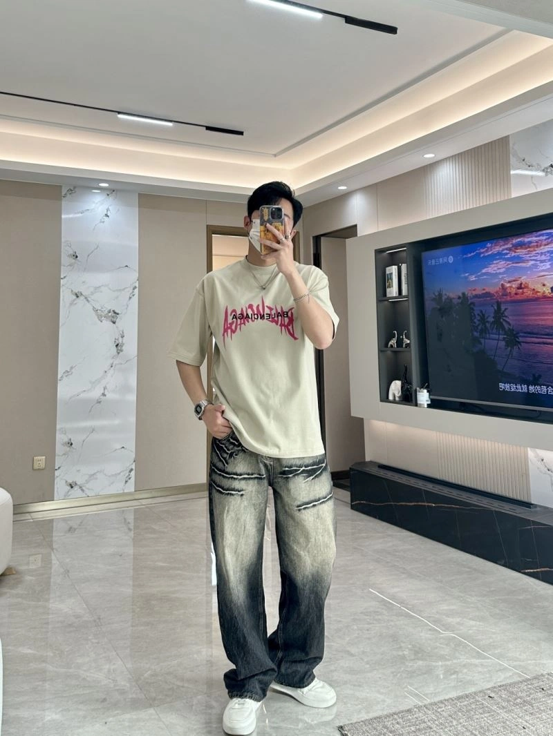 Balenciaga T-Shirts Colorful 97553