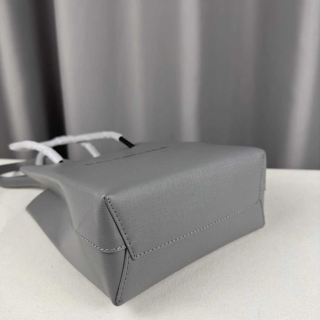 Efficient Balenciaga Toothpick Calfskin Square Shopping Bag with Nappa Handles 60870