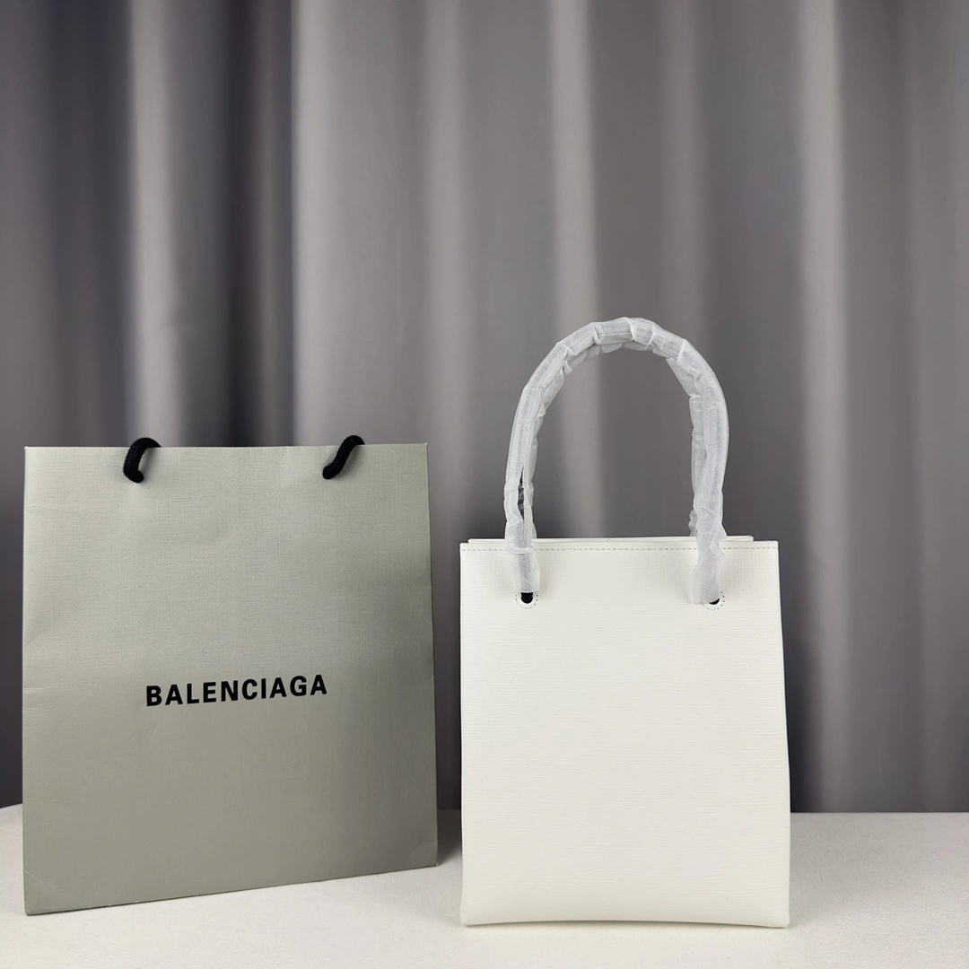 WaterResistant Balenciaga Toothpick-Patterned Calfskin Square Bag with Straps 60874