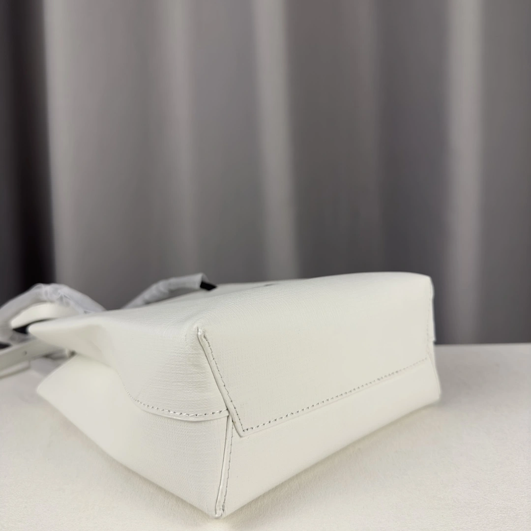 WaterResistant Balenciaga Toothpick-Patterned Calfskin Square Bag with Straps 60874