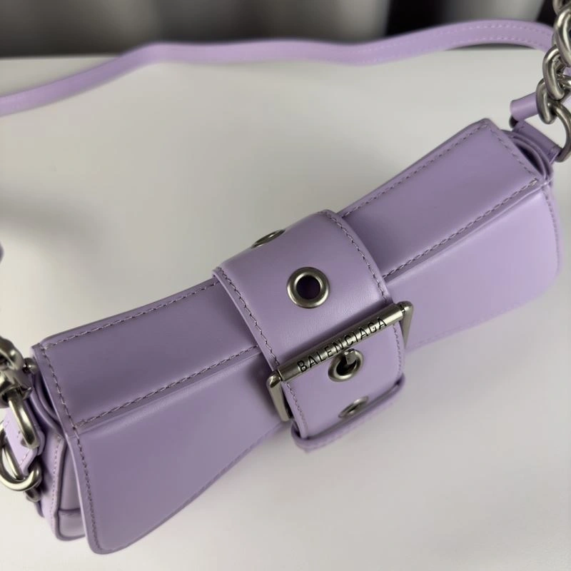 Balenciaga  Lavender Lindsay Handbag with Vintage Charm DailyWear 75356