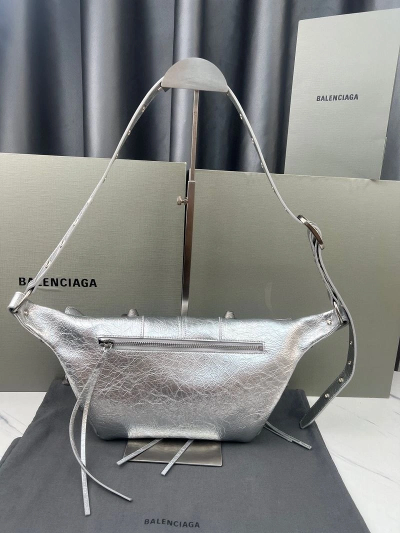Balenciaga  Unisex Motorcycle Folding Waist Bag - Street Style StreetReady 78563