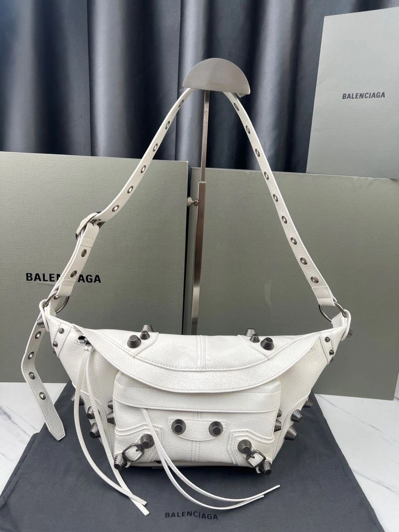 ZeroBulk Balenciaga  Street Style Motorcycle Folding Waist Bag - 20x5x19cm 78564