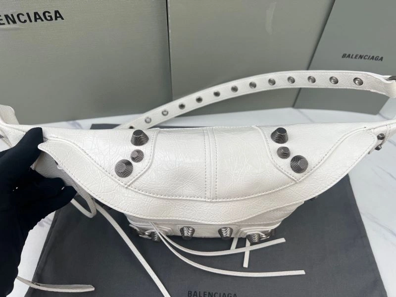 ZeroBulk Balenciaga  Street Style Motorcycle Folding Waist Bag - 20x5x19cm 78564