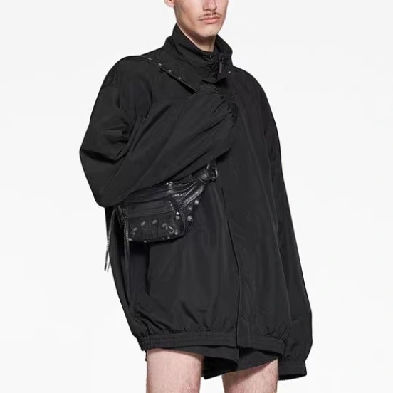 ZeroBulk Balenciaga  Street Style Motorcycle Folding Waist Bag - 20x5x19cm 78564