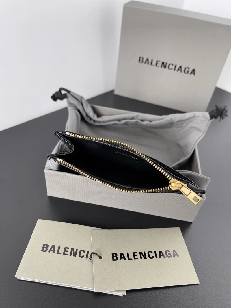 AllSeason Balenciaga Vintage B-Logo Quilted Coin Purse Wallet 69908
