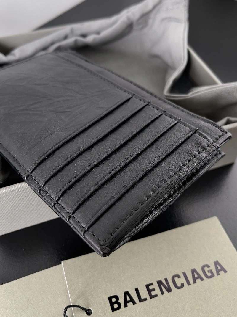 AllSeason Balenciaga Vintage B-Logo Quilted Coin Purse Wallet 69908